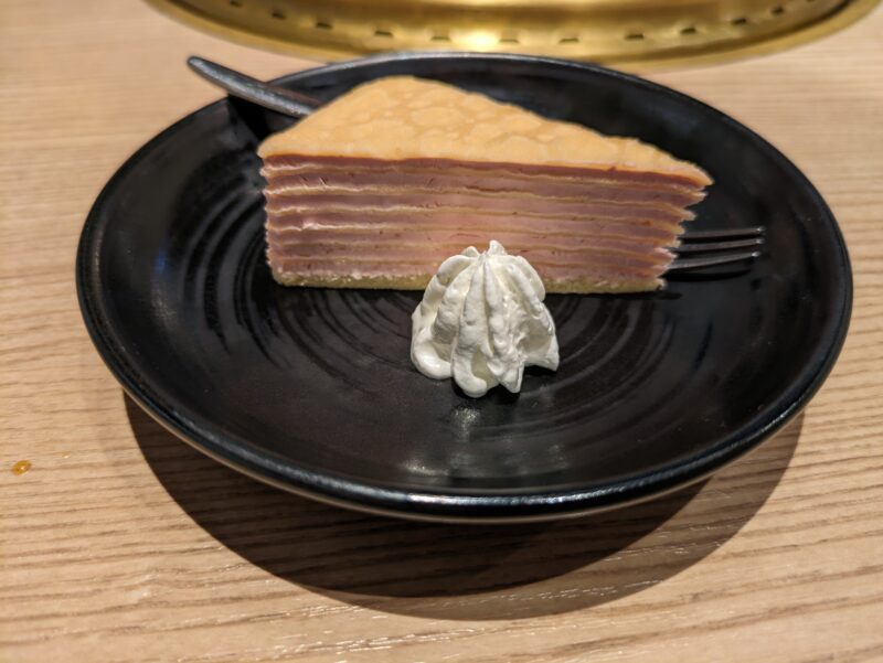田村のデザートのケーキ