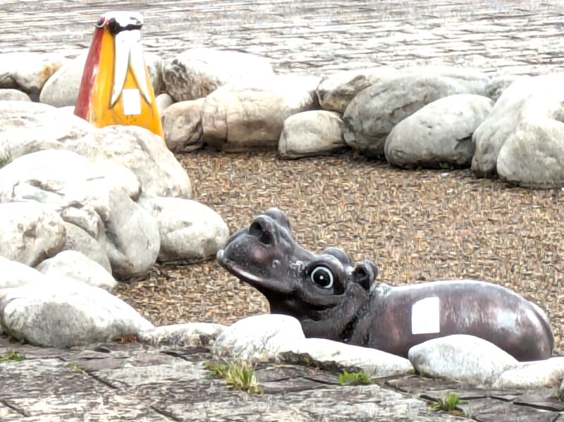 豊平川ウォーターガーデンの恐竜3