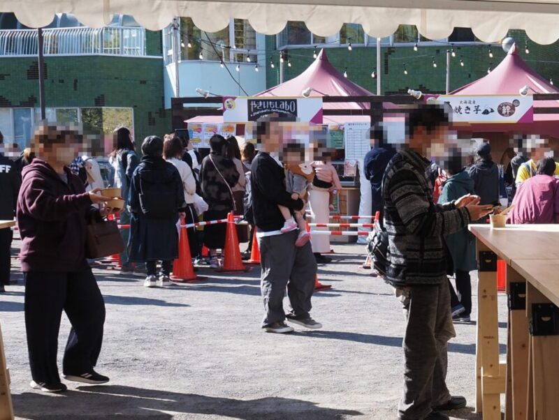 さっぽろ焼き芋テラス2024 会場の様子