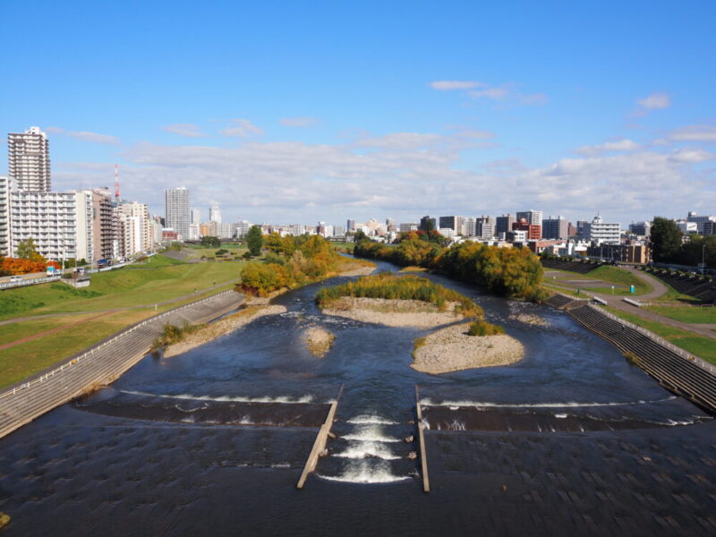 幌平橋からの景色