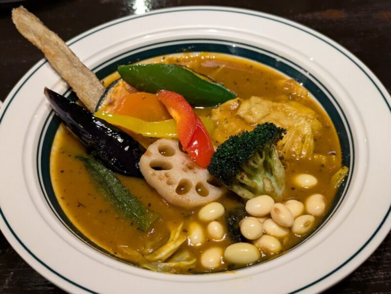 路地裏カレー侍　侍ザンギ＆チキン1/2と野菜