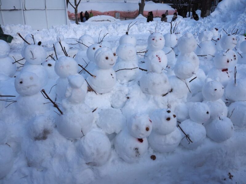 さっぽろ雪まつり 2025雪だるま