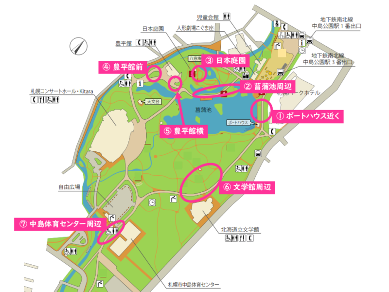 札幌・中島公園 2025 おすすめ花見スポットと桜開花状況をお届け!