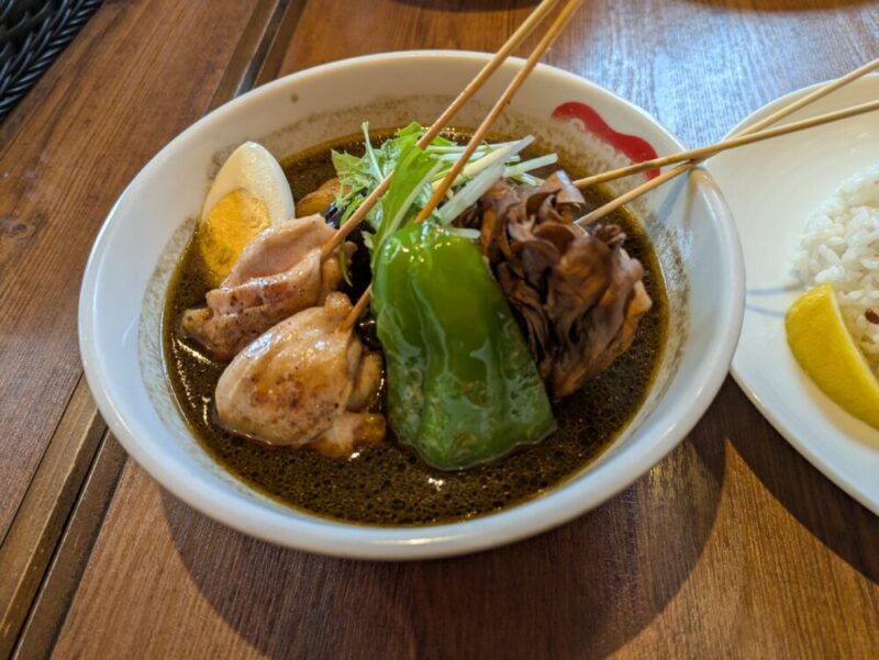 Soup Curry Suage 天神 パリパリ知床鶏のカレー
