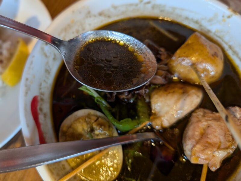 Soup Curry Suage 天神 イカ墨を使った濃厚スープ