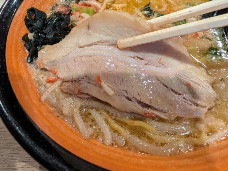 虎鉄 海老味噌ラーメンのチャーシュー