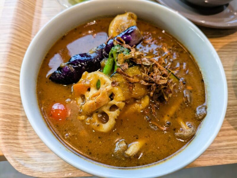 クボタアグリフロントカフェ 野菜ごろごろチキンスープカレー