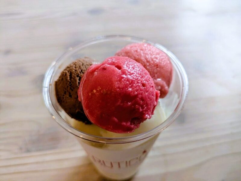 フルティコ 余市本店 FRUTICO ジェラート全種盛り