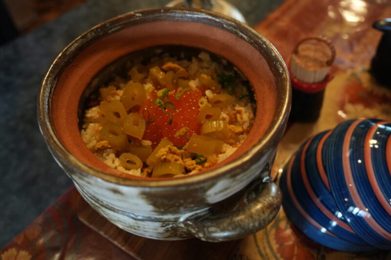 なごみの宿いい田 ウニごはん
