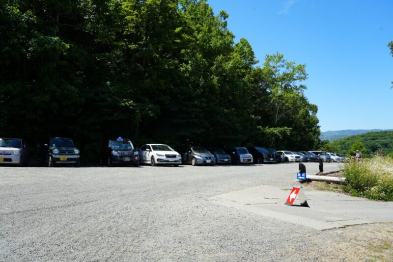 幌見峠ラベンダー園 駐車場