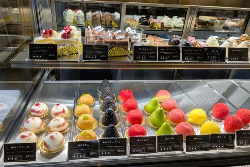 暁パティスリーフルタ札幌清田店 ケーキメニュー