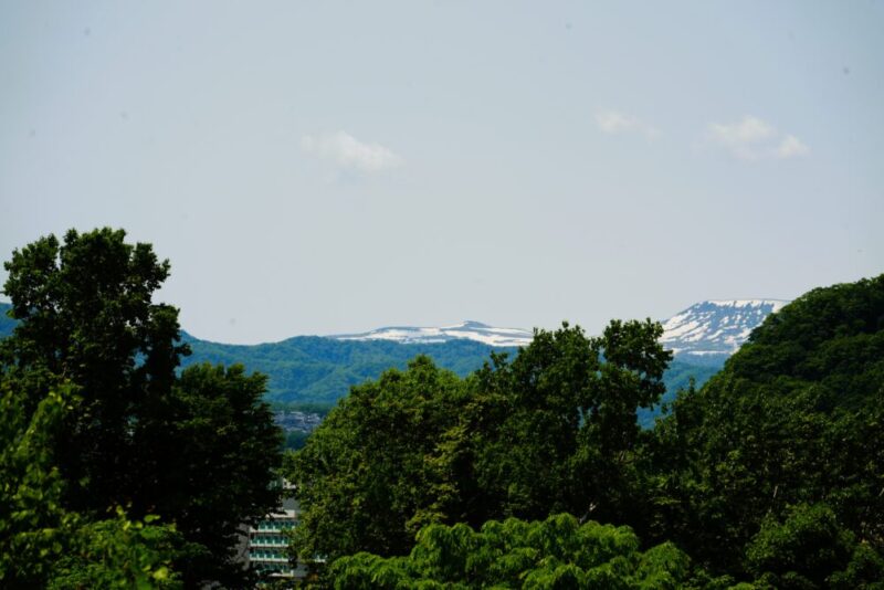 石山緑地 展望台から見える景色