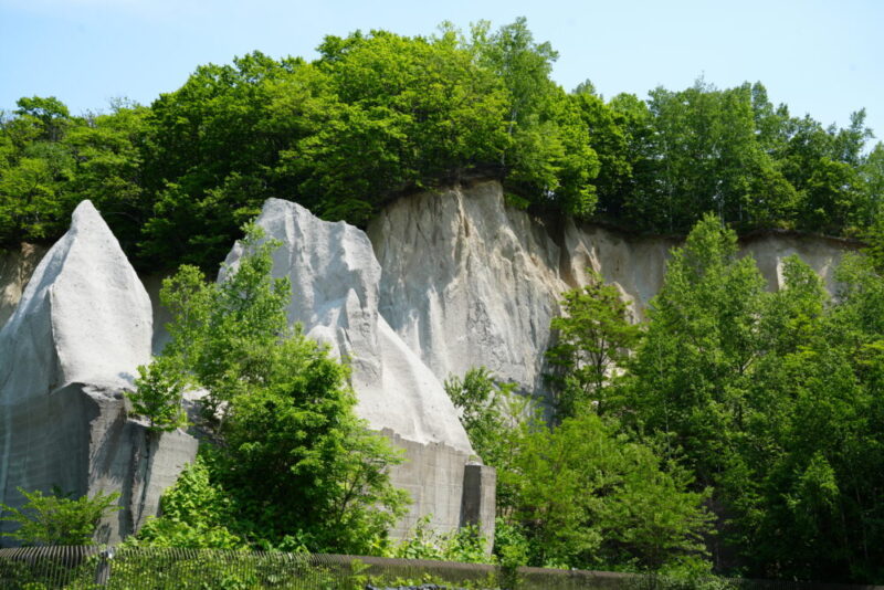 石山緑地 札幌軟石