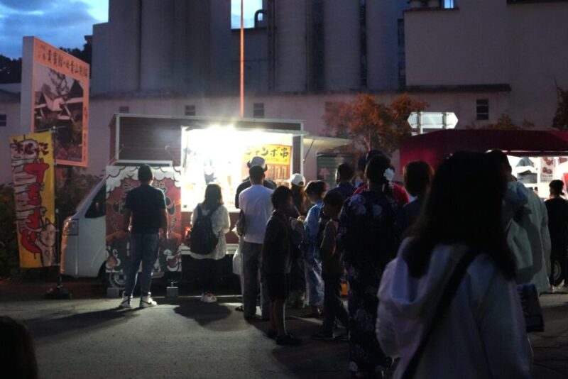 小樽高島花火大会 出店