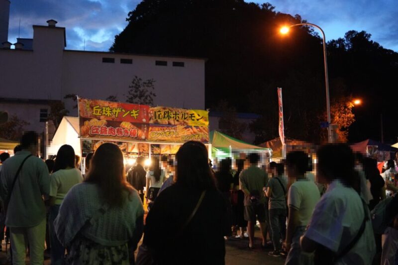 小樽高島花火大会 出店
