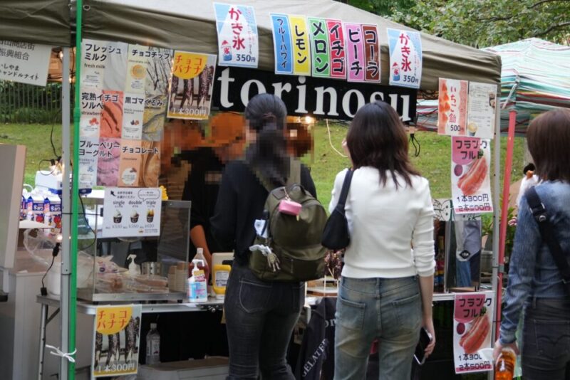 札幌・南区 ジェラート トリノス ジェラート イベント時の出店