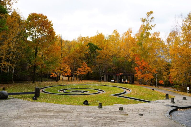 石山緑地の紅葉 札幌市南区