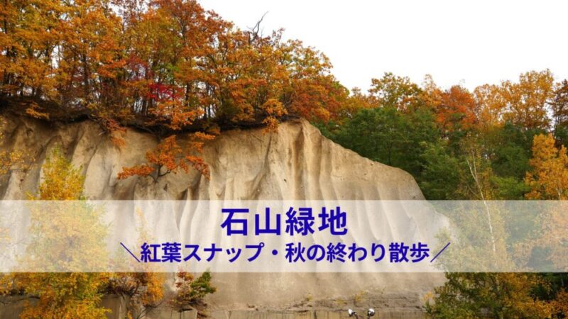札幌・石山緑地の紅葉スナップ｜秋の終わり散歩