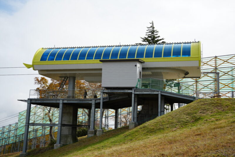 札幌国際スキー場 紅葉ゴンドラ 新設展望所 展望スペース