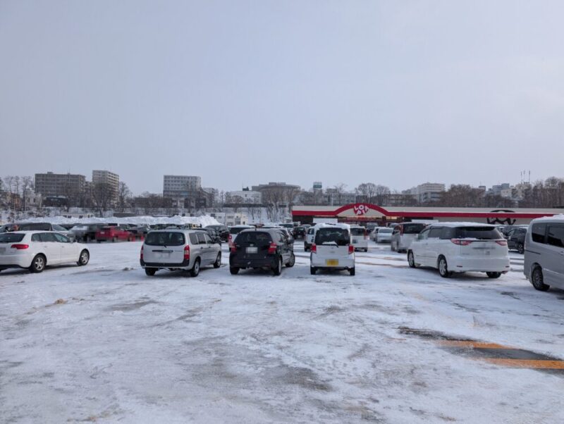 ロピア中の島店 駐車場