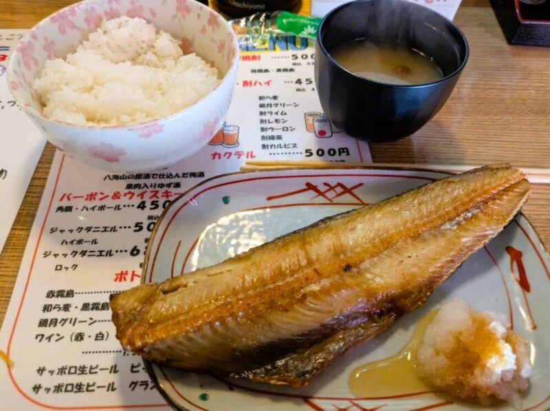 第11回澄川せんべろ 札幌市南区 かちかち山 しまほっけ定食