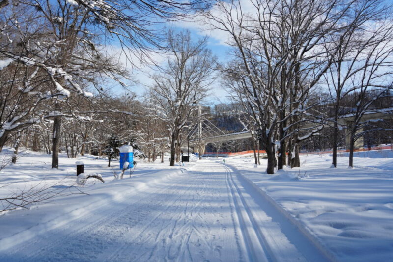 冬に歩いて分かった注意点 カッター跡
