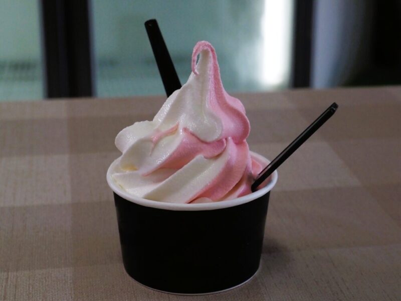 ハイジ牧場のソフトクリーム